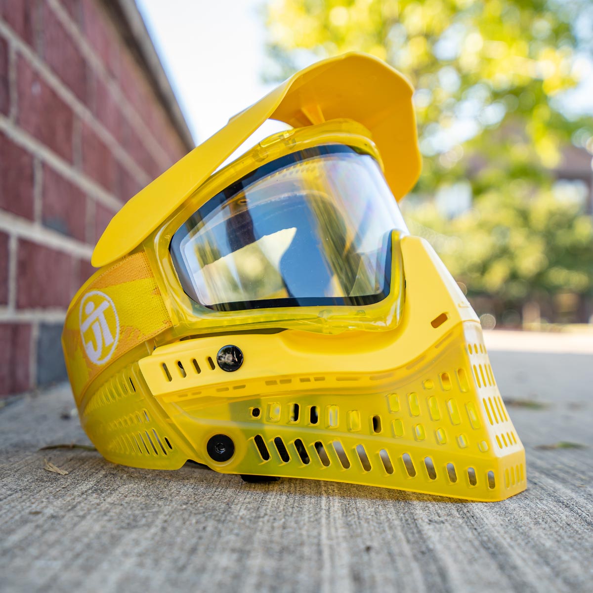 JT ProFlex Birthstone Ice November Topaz Goggle on pavement