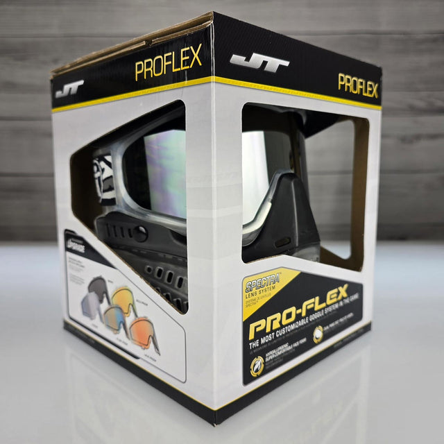 JT ProFlex SE Goggle Clear Ice w Chrome Lens in box