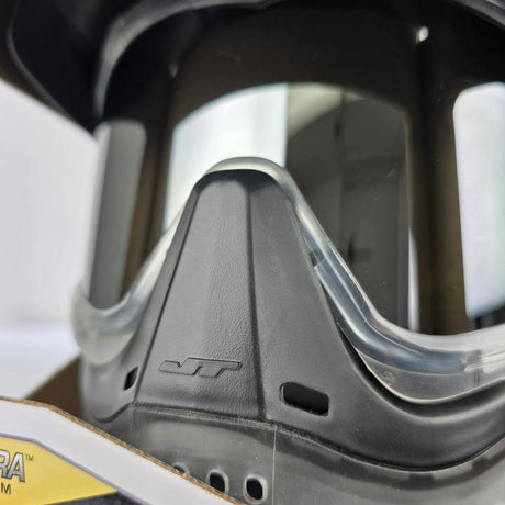 JT ProFlex SE Goggle Clear Ice w Chrome Lens close up