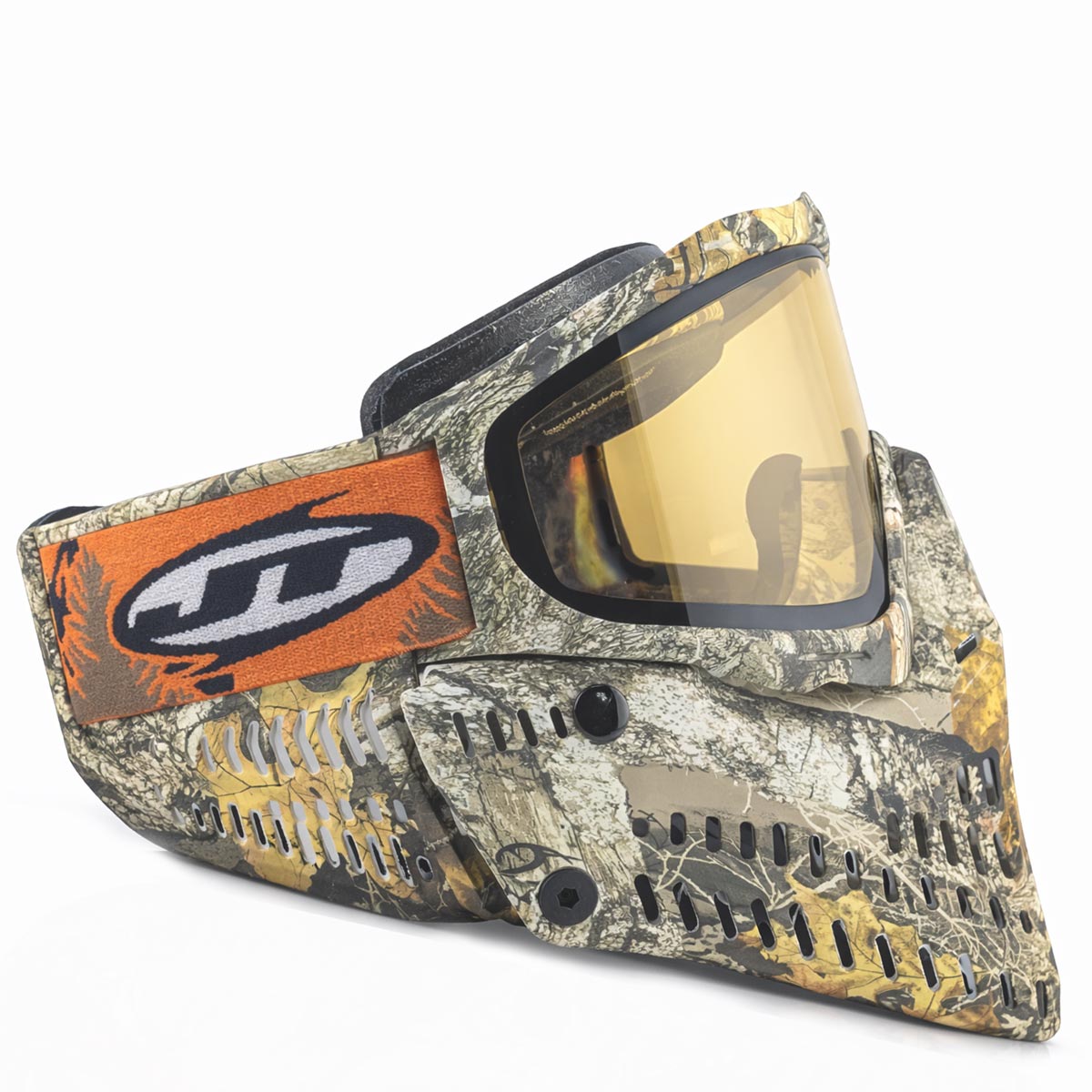 Side view JT Proflex Realtree Goggle with Hunter Hi Viz Lens