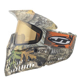 JT Realtree Edge Proflex Goggle with Woven Strap and Hi Viz Lens on a white background