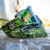 JT ProFlex Goggle Wayne's World Pioneer Edition side view on deck