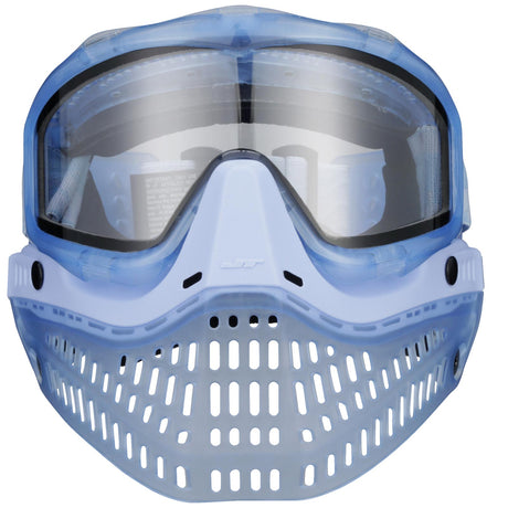 Blue JT ProFlex Birthstone Ice March Aquamarine Goggle on a white background