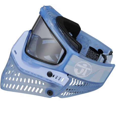 Blue JT ProFlex Birthstone Ice March Aquamarine Goggle on a white background