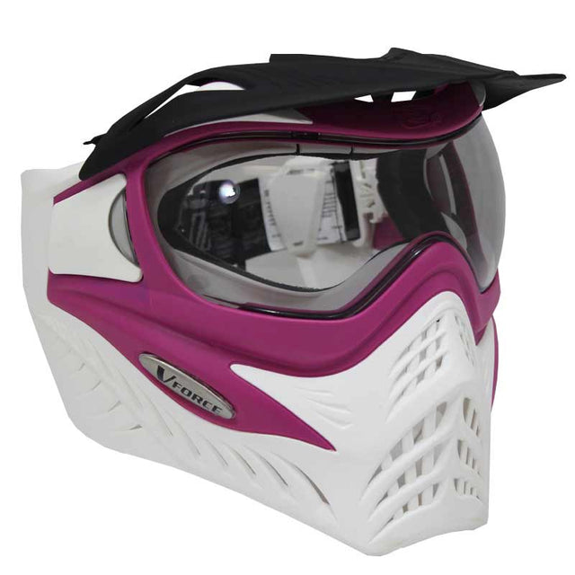 VForce Grill Paintball Mask Thermal Purple / White