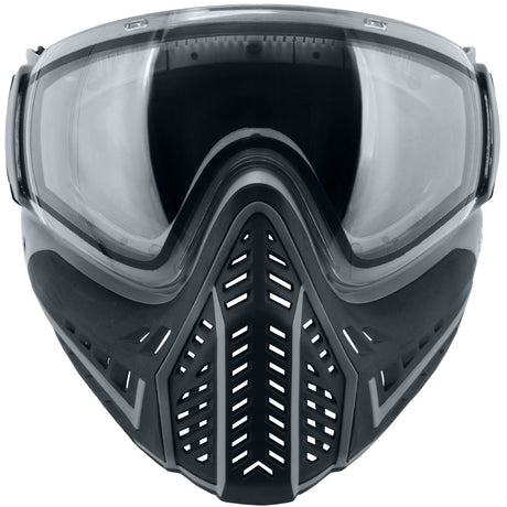 VForce Profiler 2.0 Paintball Goggle Black Grey with clear lens no visor 
 on a white background