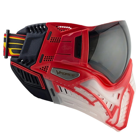 VForce Profiler 2.0 Paintball Goggle Rooster Red Side view with strap