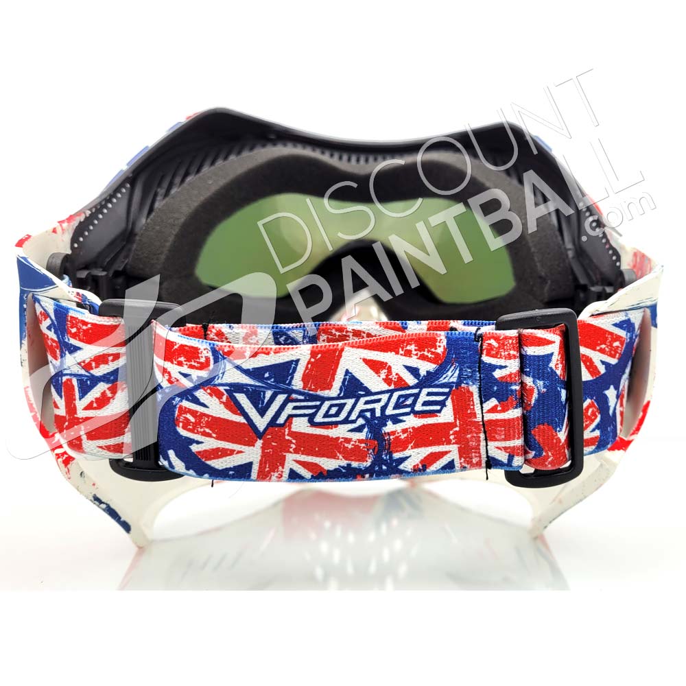 VForce Grill Paintball Mask SE Thermal Union Jack w HDR Lens