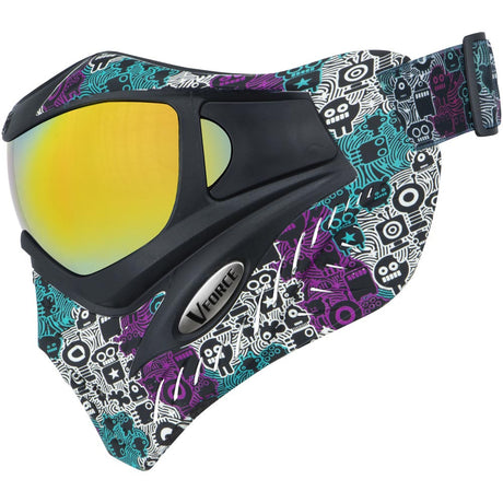 VForce Grill SE Robowave Paintball Mask w HDR and Clear Lens
