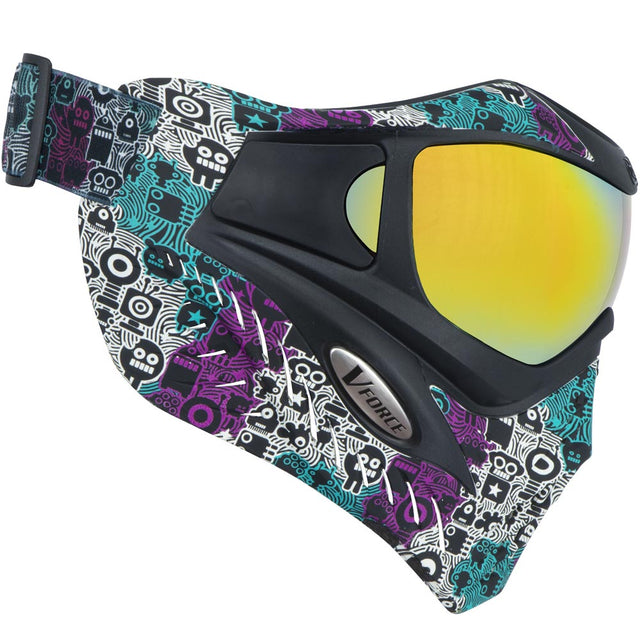 VForce Grill SE Robowave Paintball Mask w HDR and Clear Lens