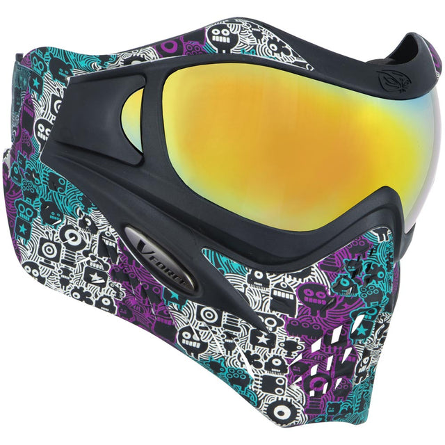 VForce Grill SE Robowave Paintball Mask w HDR and Clear Lens