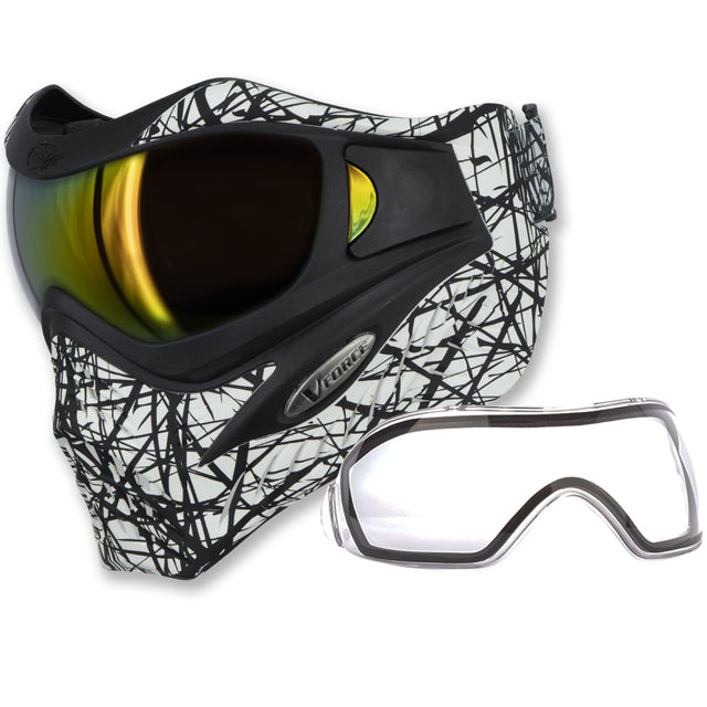 VForce Grill SE Webbing Mask w Metamorph and Clear Lens