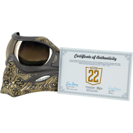 VForce Grill SE Paintball Mask Mission 22 w Extra Lens