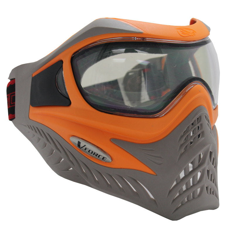 VForce Grill Paintball Mask SC Thermal Orange/Taupe