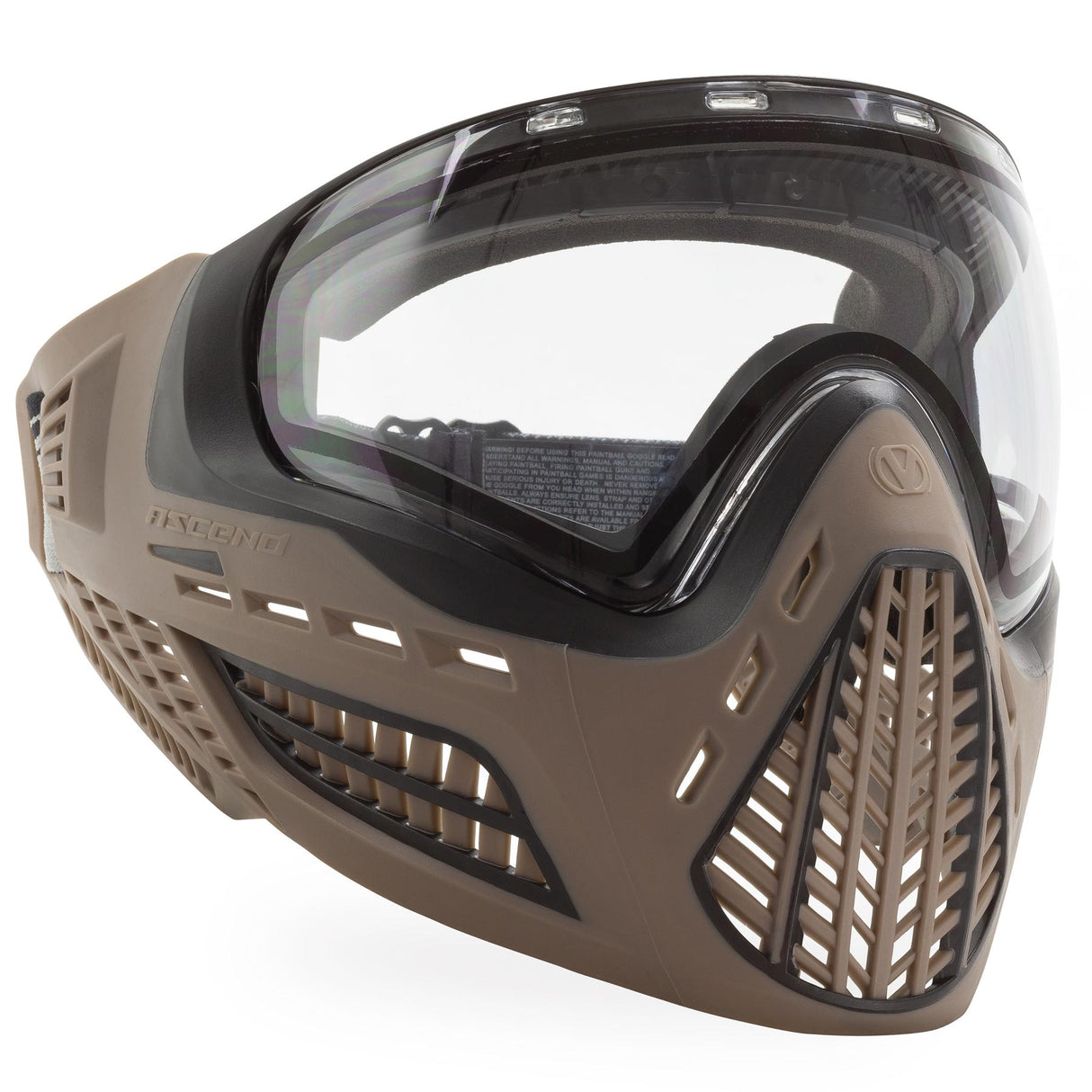 Virtue Vio Ascend Thermal Paintball Goggle FDE Clear