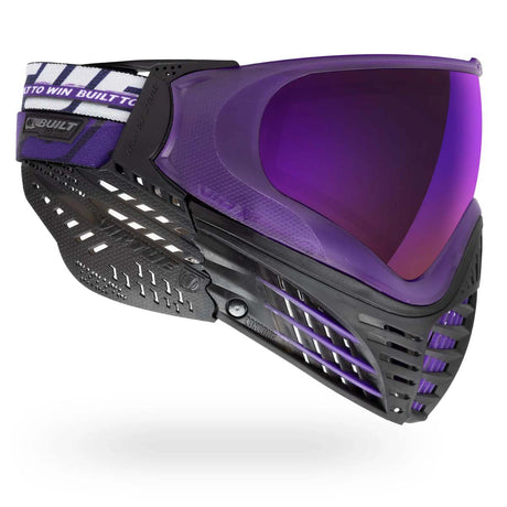 Right side of Virtue VIO X6 Goggle Purple Storm on a white background