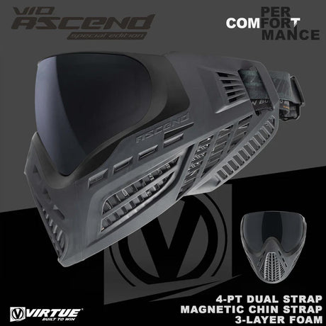 Virtue VIO Ascend Goggle Stealth Black SE advertisement