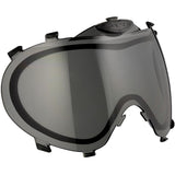 Smoke Dye i3 Pro lens for paintball goggle on a white background