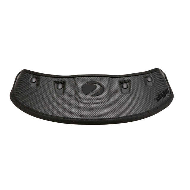 front Dye Wing Visor i4 i5 Black Black on a white background