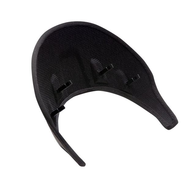 underside of Dye Wing Visor I4 I5 Black Red