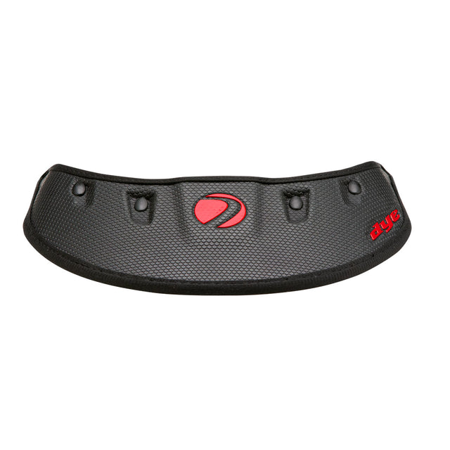 front of Dye Wing Visor I4 I5 Black Red