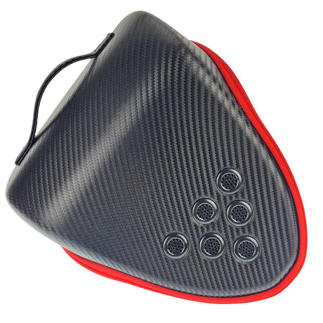 Empire Goggle Case Black Red underside