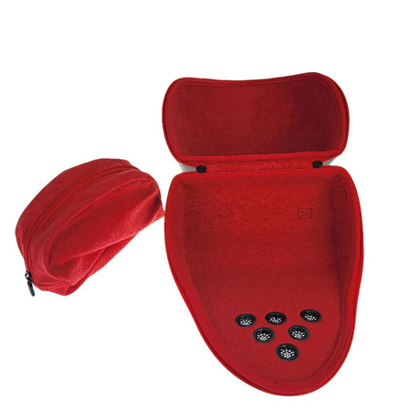 Empire Goggle Case Black Red open and empty