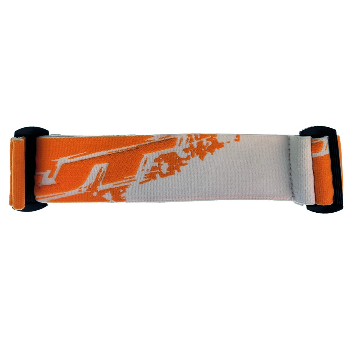 JT Proflex Woven Goggle Strap White Orange