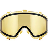 Front of Yellow JT ProFlex Spectra Lens Thermal Hi Viz Hunter anit fog replacement for paintball goggle