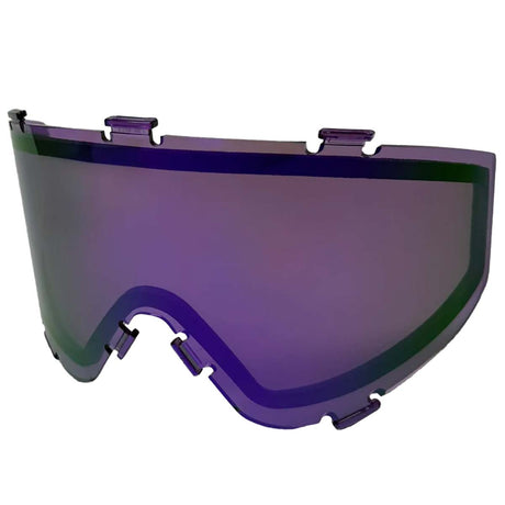 JT ProFlex Spectra Lens Thermal Purple Prizm Mirror for paintball airsoft goggle on a white background