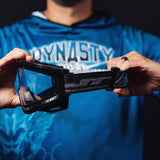 JT QLS Goggle Frame with Lens and Strap Black in players hands