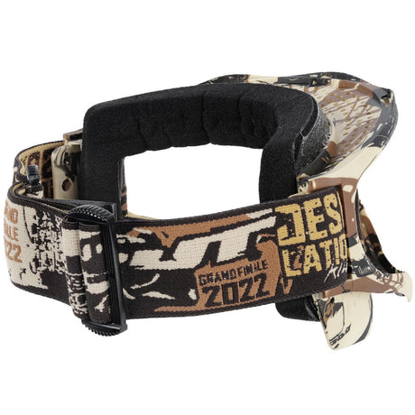 JT ProFlex Goggle Frame Desolation Alley with Strap on a white background