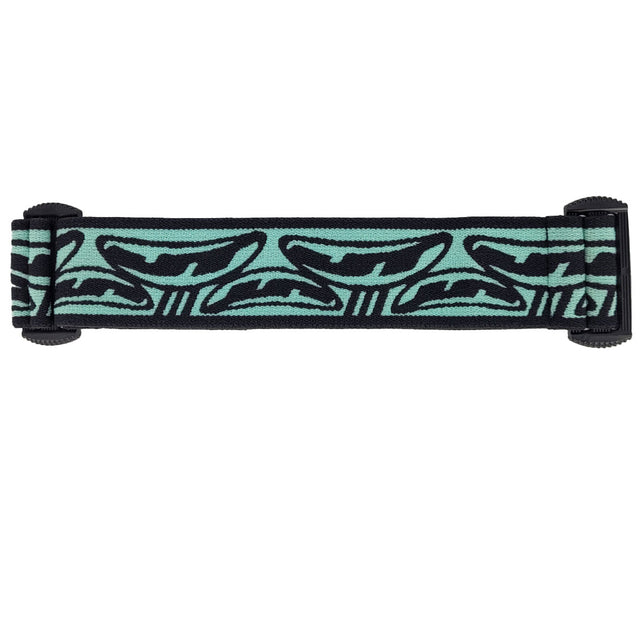 JT ProFlex Goggle Strap Black Teal Ice for paintball
