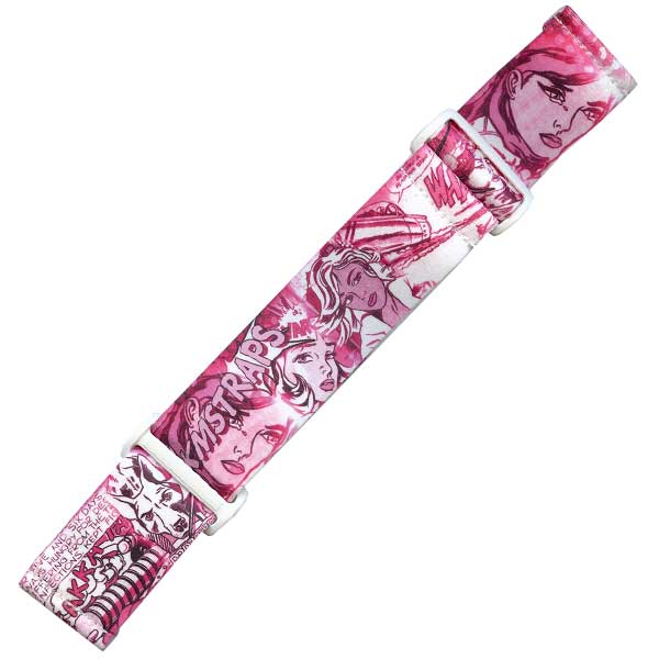 KM Limited Edition Goggle Strap Pink Comic