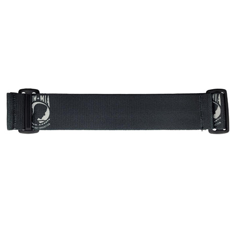 KM JT Goggle Strap POW MIA Black on a white background