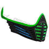 Virtue VIO Facemask Lime Cyan Black