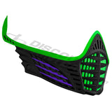 Virtue VIO Facemask Lime Purple Black