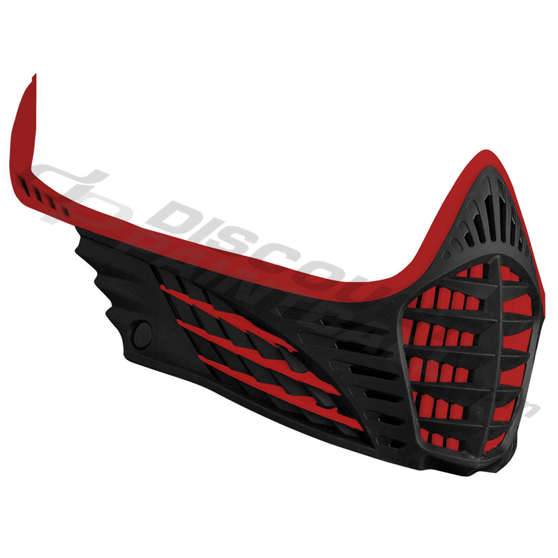 Virtue VIO Facemask Red Red Black