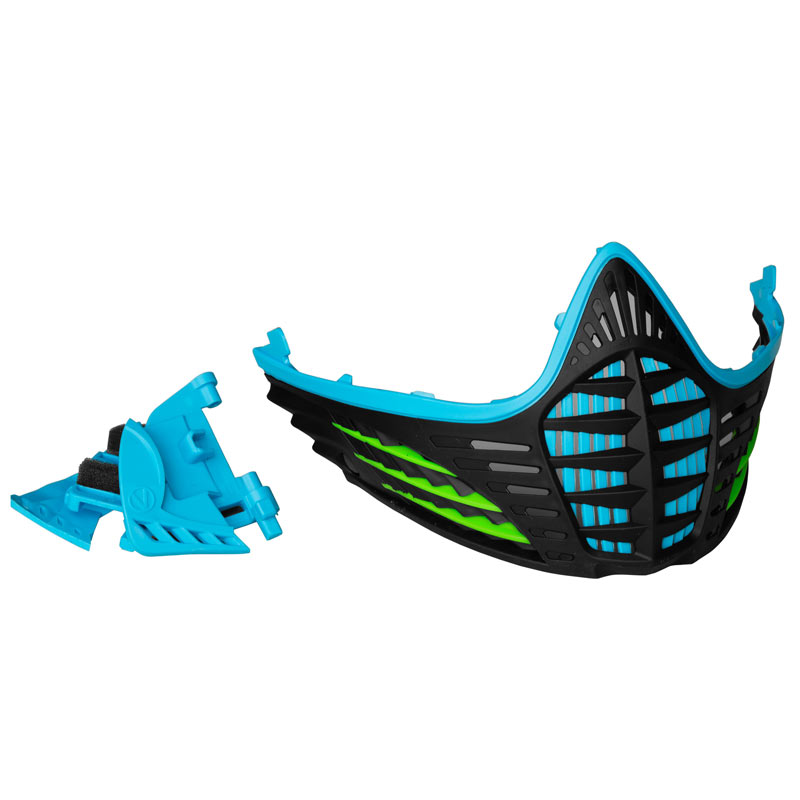Virtue VIO Facemask Cyan Lime Black
