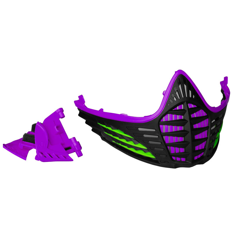Virtue VIO Facemask Purple Lime Black