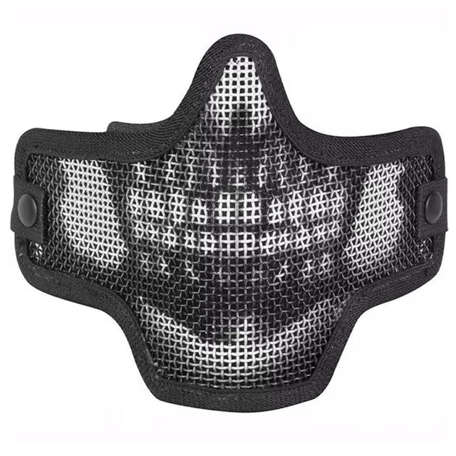 Valken Kilo Airsoft Mesh Mask Skull Black
