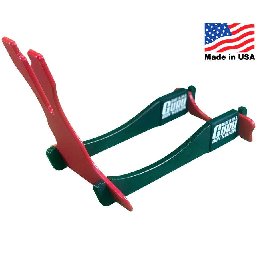 Gun Triangular Red Stand Guru Gun Stand Micro Red – Discount Paintball