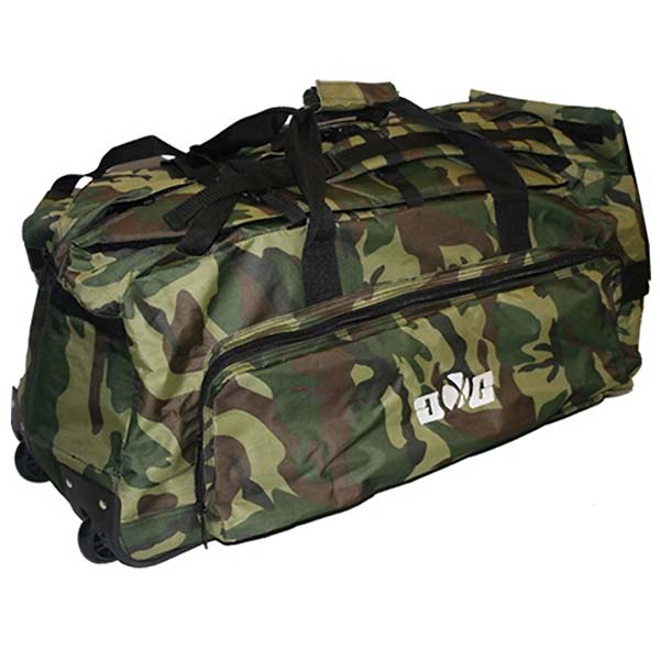 GXG Trolley Paintball Gear Bag Woodland