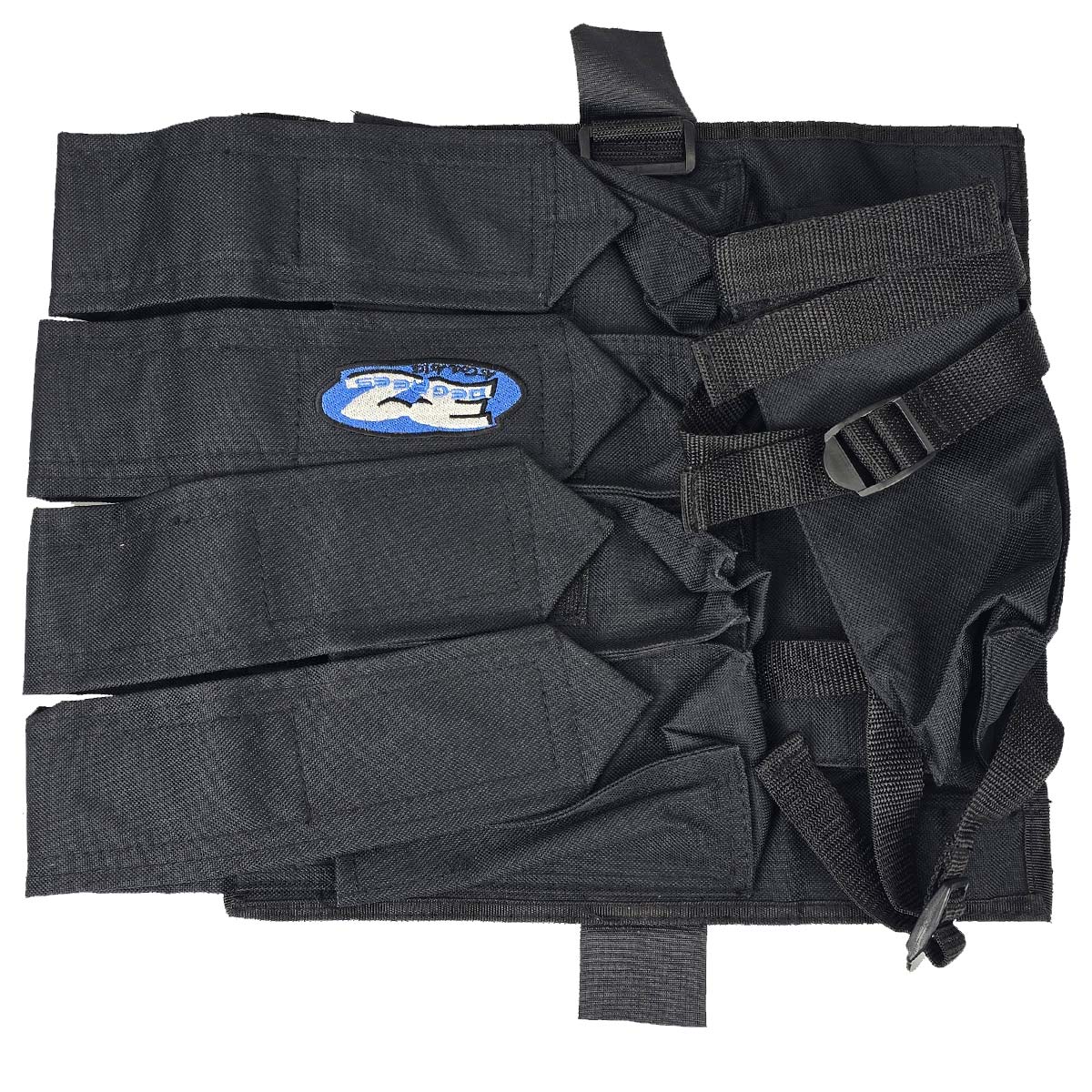 32 Degrees Back Pack Harness 4 Left Bottle Pouch Right No Belt