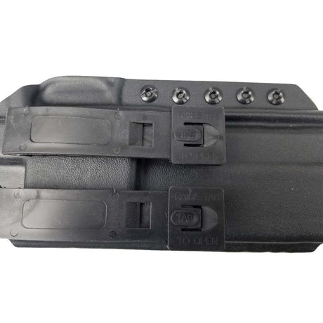 120 Kydex TiPX Pistol Holster with Malice Clips Black