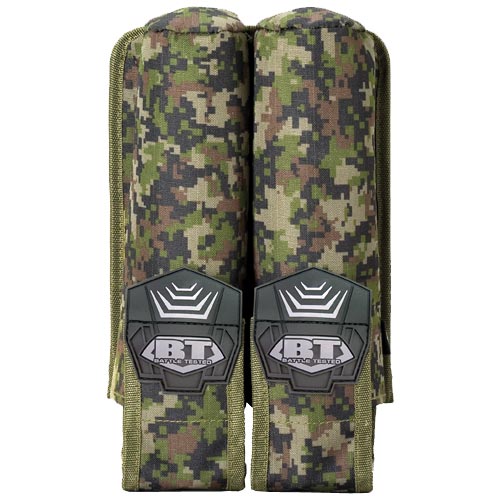BT 08 2 Pod Paintball Pouch Molle Woodland Digital Camo