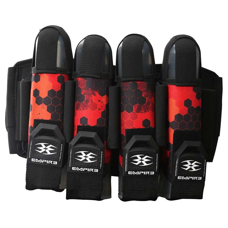 Empire Action Pack Paintball Harness 2014 FT 4+7 Red Hex