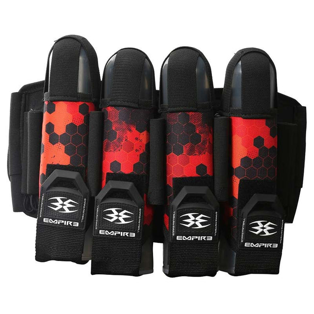 Empire Action Pack Paintball Harness 2014 FT 4+7 Red Hex