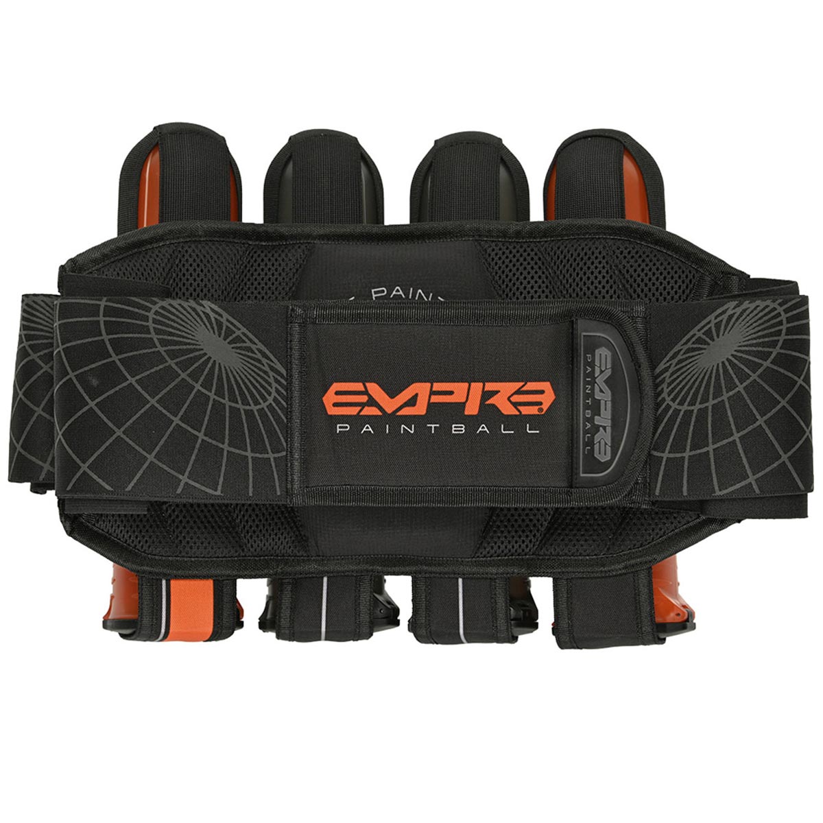 Empire Compressor Harness Pack inferno orange back side