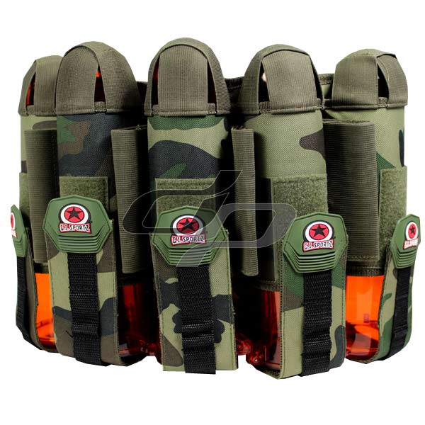 GI Sportz Glide Paintball Harness 5+6 Woodland